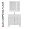 Shunda Cabinet PVC - Floor Standing - White Woodgrain - K80B-0302