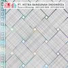 Shunda Plafon PVC - Mozaic - Silver Woven Pattern - PL 2515